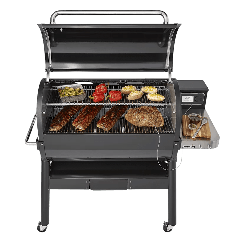 Weber SmokeFire EX6 Wood Fired Pellet Grill – Black
