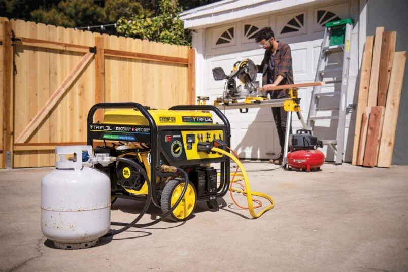 Champion 11,500/9,200-Watt Tri-Fuel Home Backup Portable Generators
