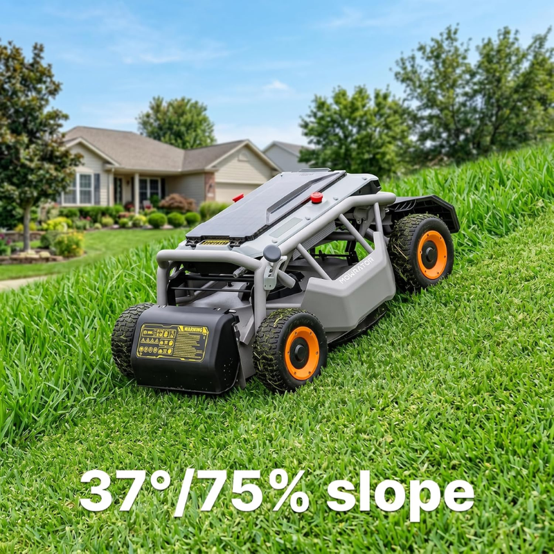 Mowrator 21in 4WD Remote Control Lawn Mower S1 0.75 Acre 37° Slope Climbing