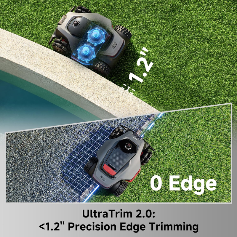 MOVA 0.75 Acre 3D LiDAR AI Vision Robot Lawn Mower LiDAX Ultra 3000 AWD Wire-Free Dual Map Navigation