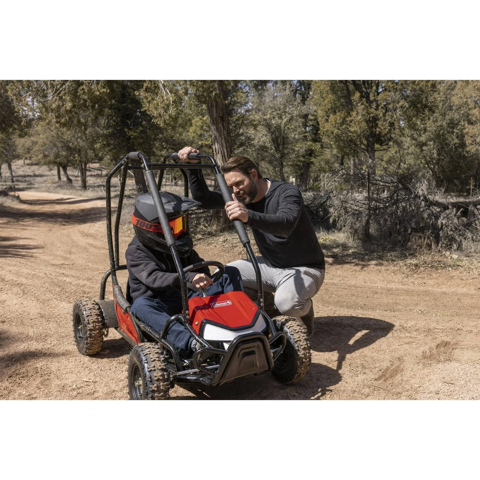 Coleman Powersports GK100 One-Seater Go Karts