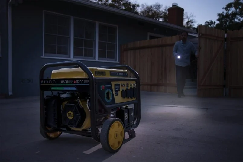 Champion 11,500/9,200-Watt Tri-Fuel Home Backup Portable Generators