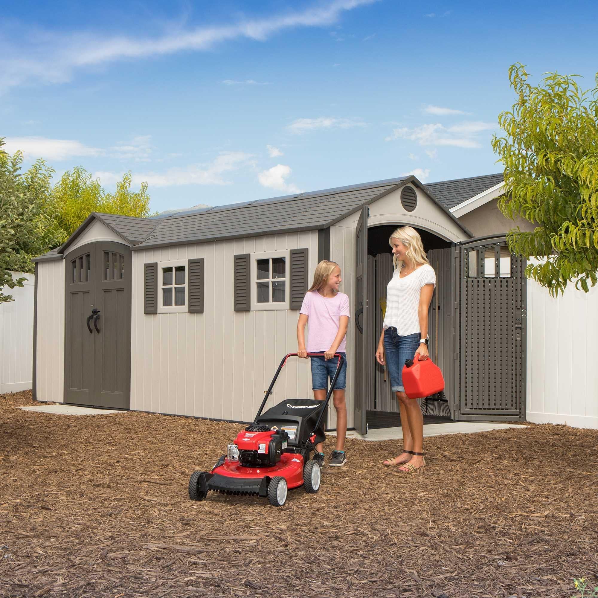Lifetime 17.5 Ft. X 8 Ft. Outdoor Storage Shed – 60213