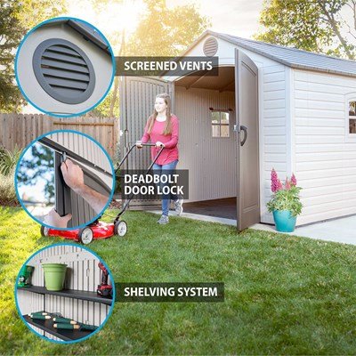 Lifetime 8 x 15 ft. Shed – 60075