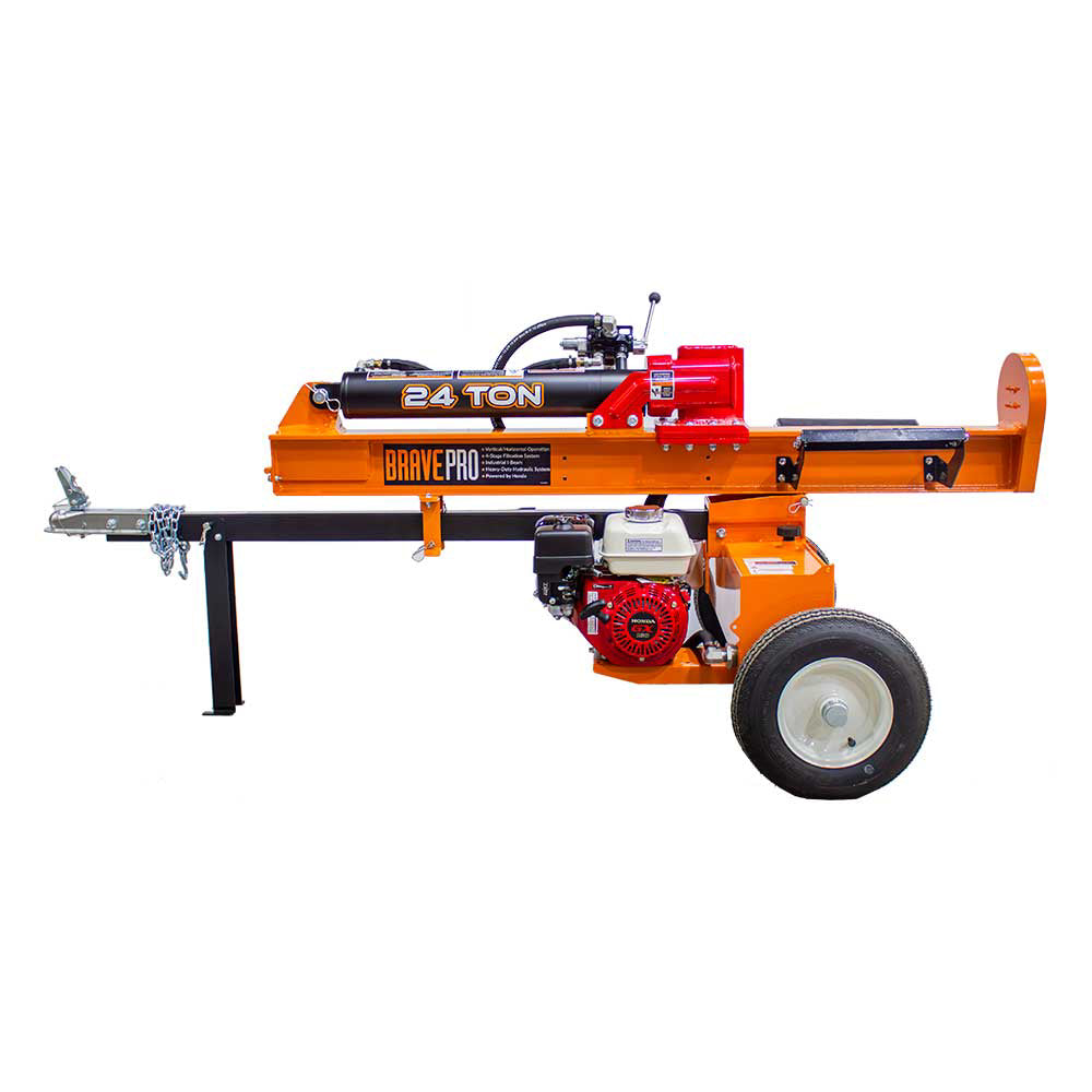 Brave VH1724GX 24-Ton Log Splitter w/ Honda GX160 Engine