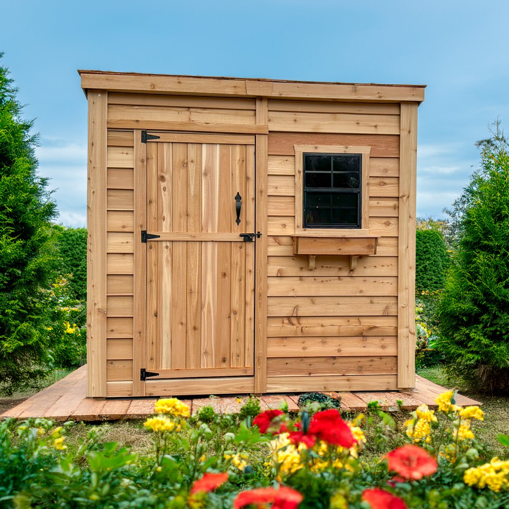 8' x 4' GardenSaver Storage Shed – Single Door