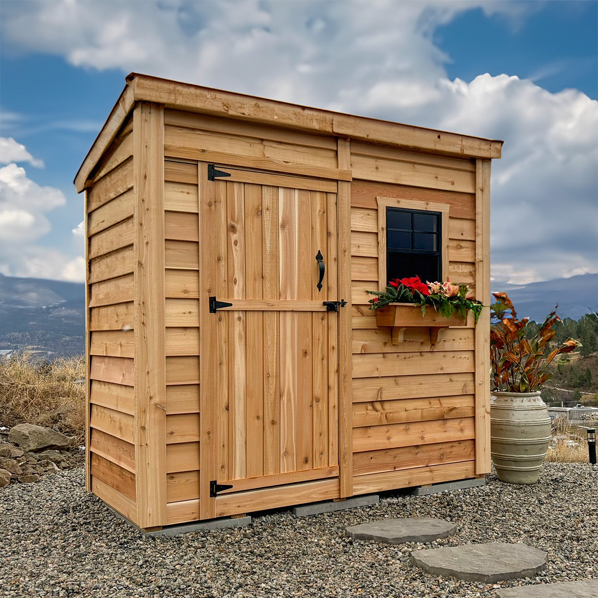 8' x 4' GardenSaver Storage Shed – Single Door