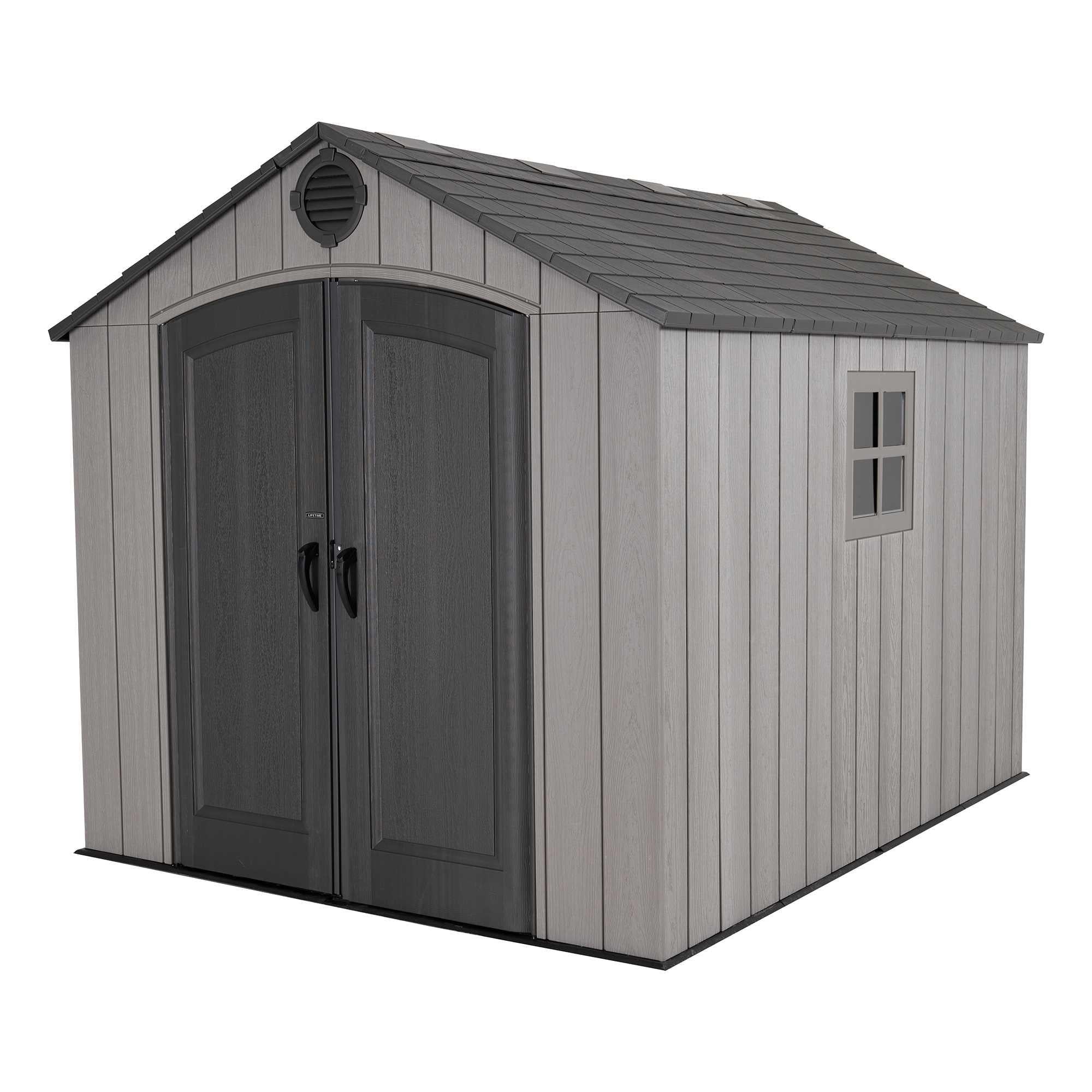Lifetime 8 Ft. X 10 Ft. Outdoor Storage Shed – 60356