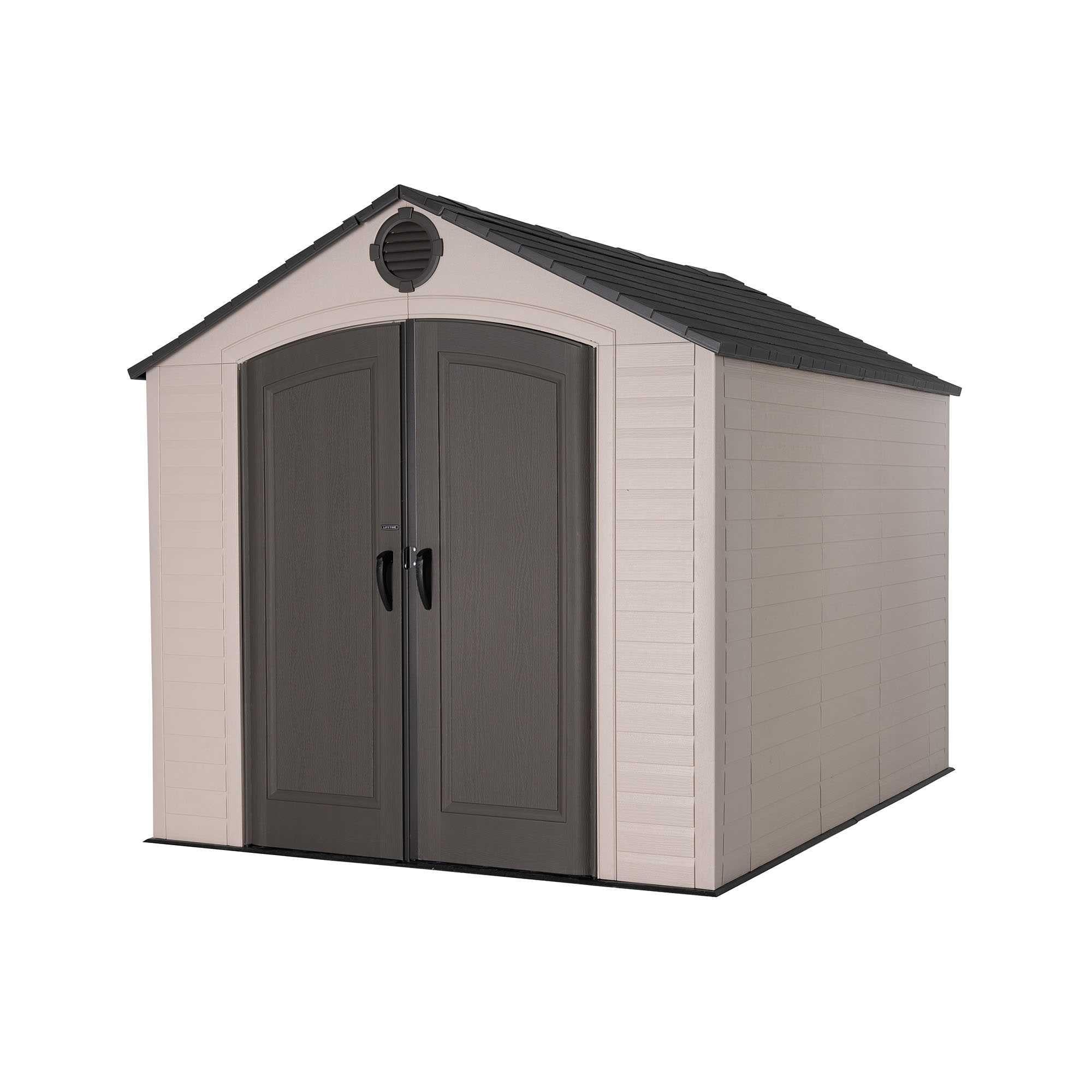 Lifetime 8 Ft. X 10 Ft. Outdoor Storage Shed – 60371