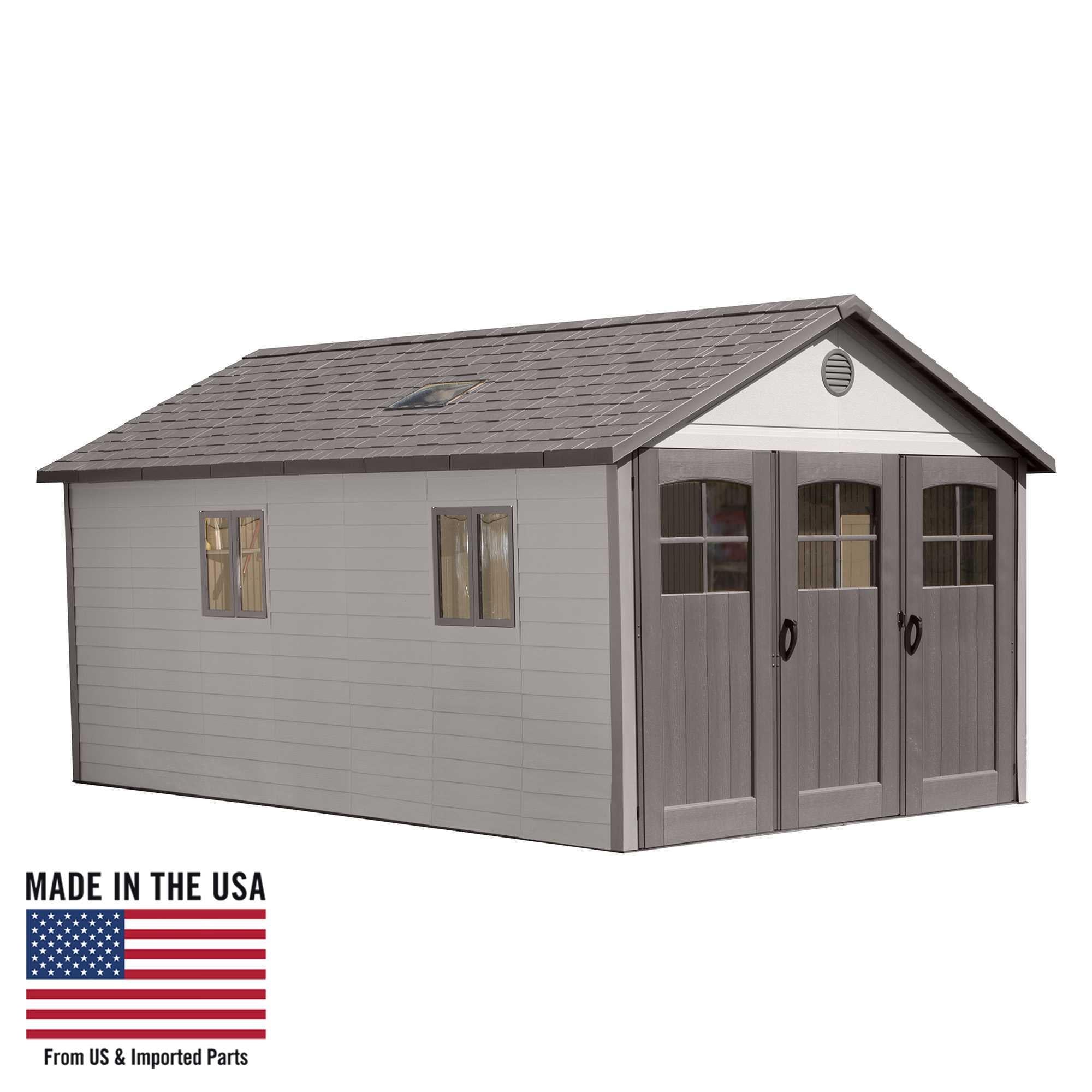 Lifetime 11 Ft. X 18.5 Ft. Outdoor Storage Shed – 60236