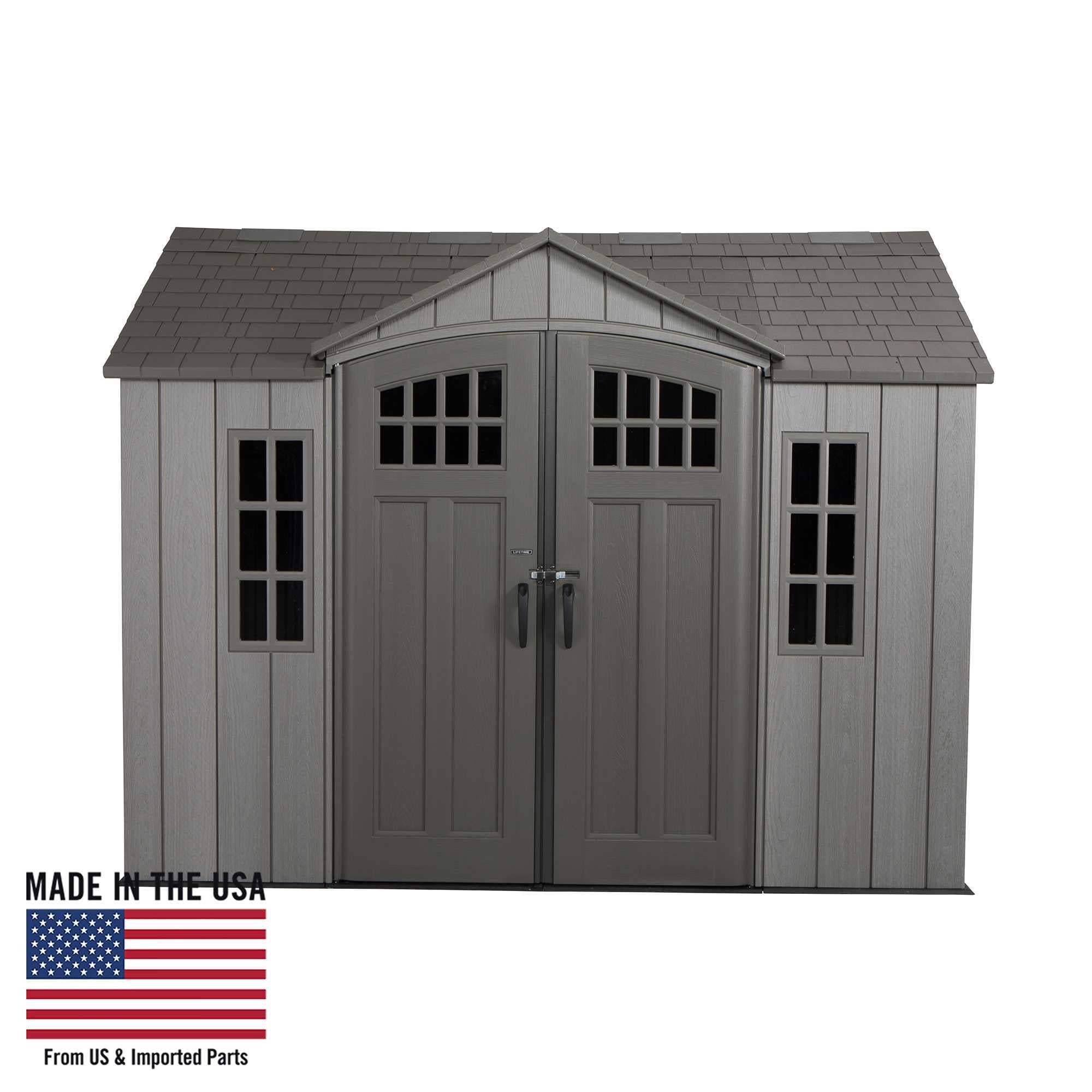 Lifetime 10 Ft. X 8 Ft. Outdoor Storage Shed – 60330