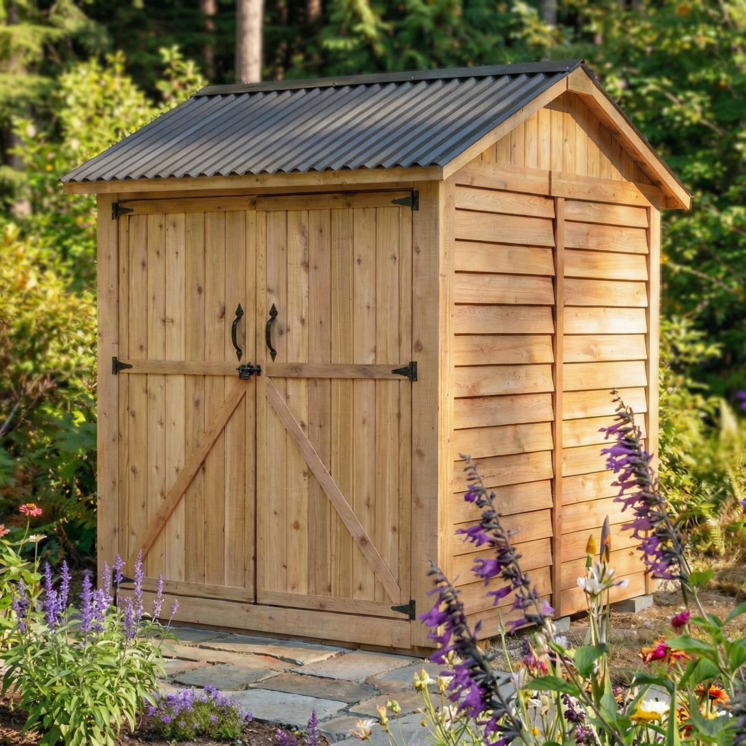 6' x 6' Maximizer Cedar Storage Shed