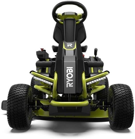 Ryobi 38" 100Ah Electric Rear-Engine Riding Lawn Mower – Model RY48111