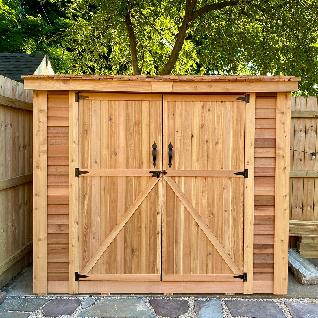 8' x 4' SpaceSaver Storage Shed – Double Doors