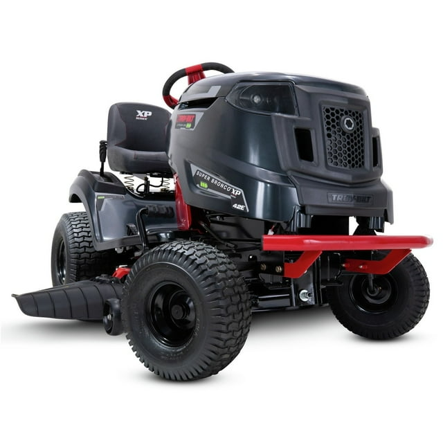 Troy-Bilt Bronco 42E XP – 42" 56V MAX Lithium-Ion Electric Riding Lawn Tractor