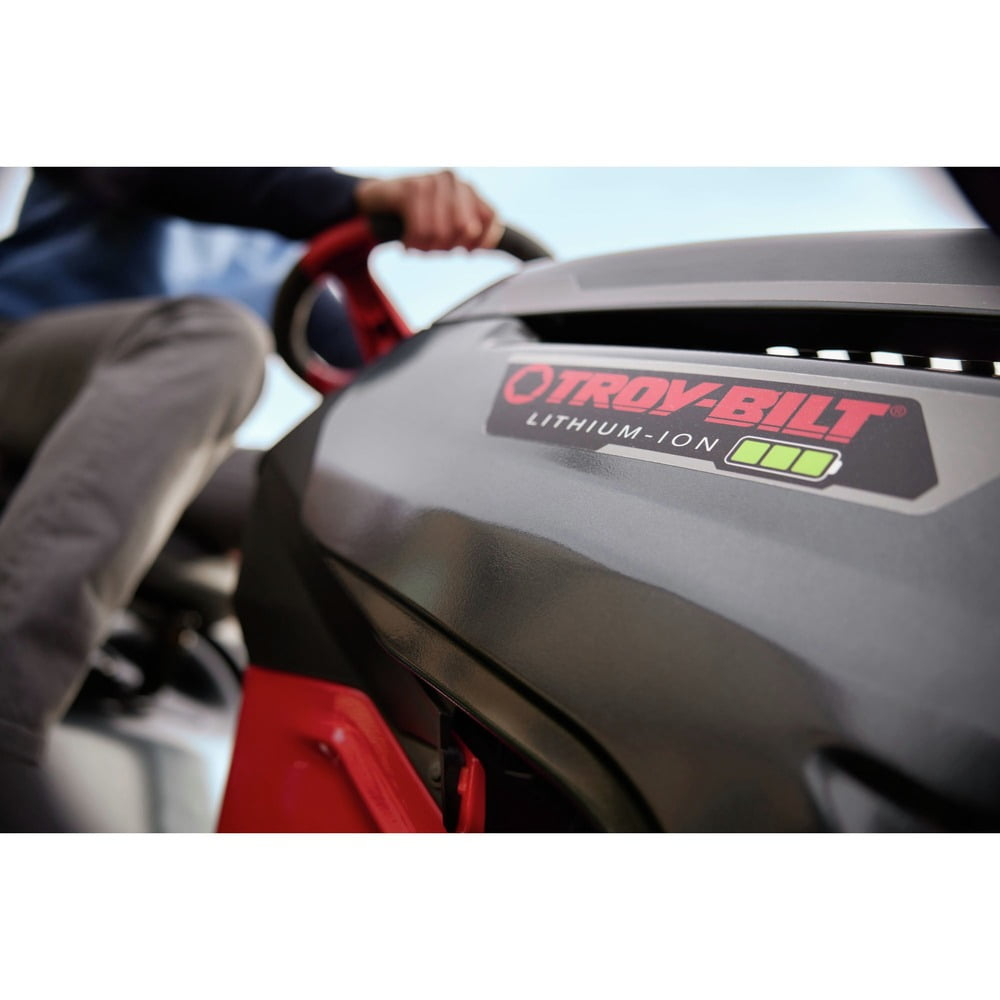 Troy-Bilt Bronco 42E XP – 42" 56V MAX Lithium-Ion Electric Riding Lawn Tractor