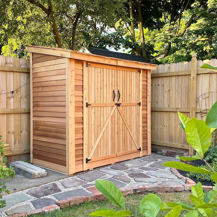 8' x 4' SpaceSaver Storage Shed – Double Doors