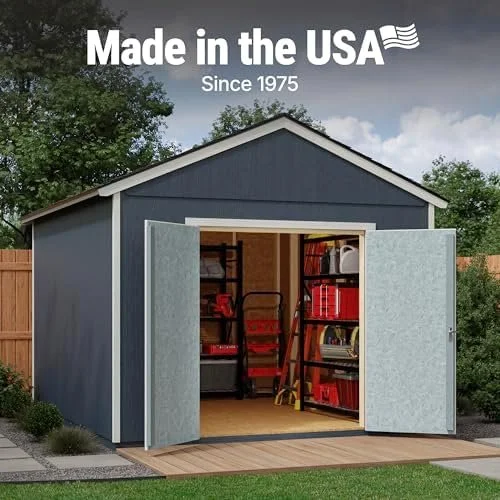 Handy Home Products Rookwood 10×12 Do-It-Yourself Wooden Storages Sheds- Does not Include Floor kit, Paint, or Roofing Shingles