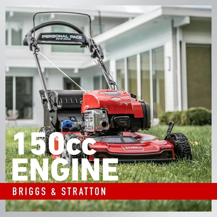Toro 22" Electric-Start Recycler Personal Pace Self-Propelled Gas Lawn Mowers