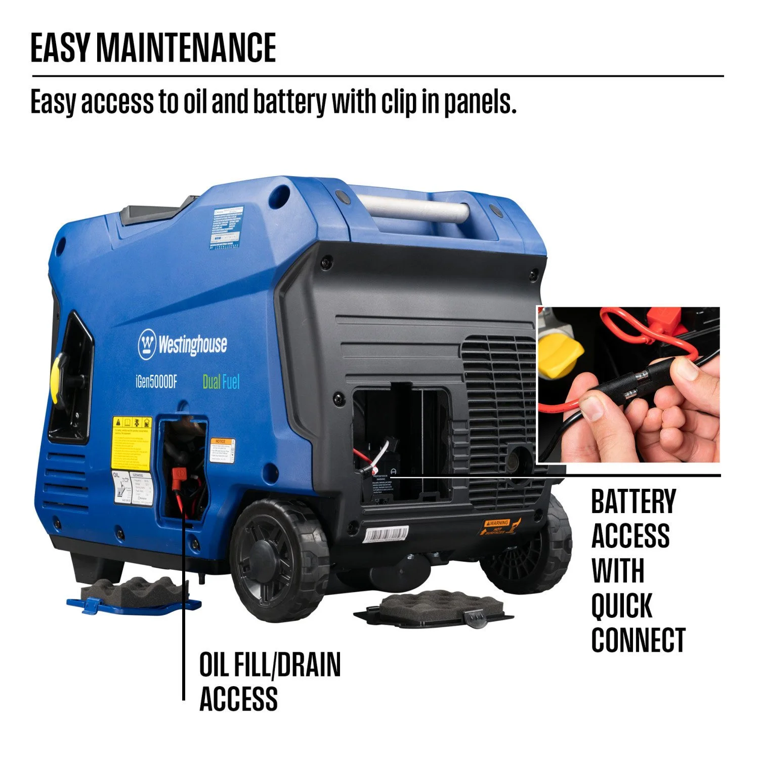 Westinghouse iGen5000DF 5000 Watt Portable Inverter Generators