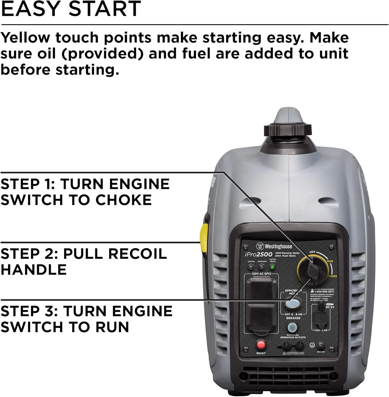 Westinghouse iPro2500 Portable Inverter Generators